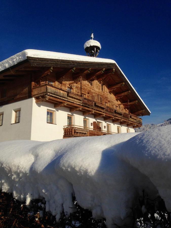 Ferienwohnung Huberhof Oberndorf in Tirol Exteriör bild